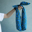 [Furoshiki] Square Blue | การพิมพ์มือ