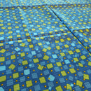 [Furoshiki] Square Blue | การพิมพ์มือ