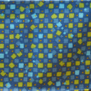 [Furoshiki] Square Blue | การพิมพ์มือ