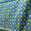 [Furoshiki] Square Blue | การพิมพ์มือ