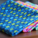 [Furoshiki] Square Blue | การพิมพ์มือ