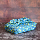 [Furoshiki] Square Blue | การพิมพ์มือ