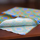 [FUROSHIKI] DIAMOND GREEN | HAND PRINTING