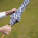 [우산] Parasol Star Blue (꼰 나무) | 손 인쇄