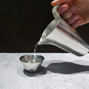 [SAKE CUP] KIKI-2 TIN AND GOLD LEAF SET | TAKAOKA BRONZE CASTING