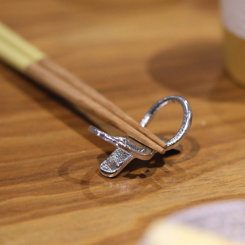 [Chopstick Rest (Holder)] 8 - 3 ชิ้น | Takaoka Bronze Casting | คนที่มีความสุข