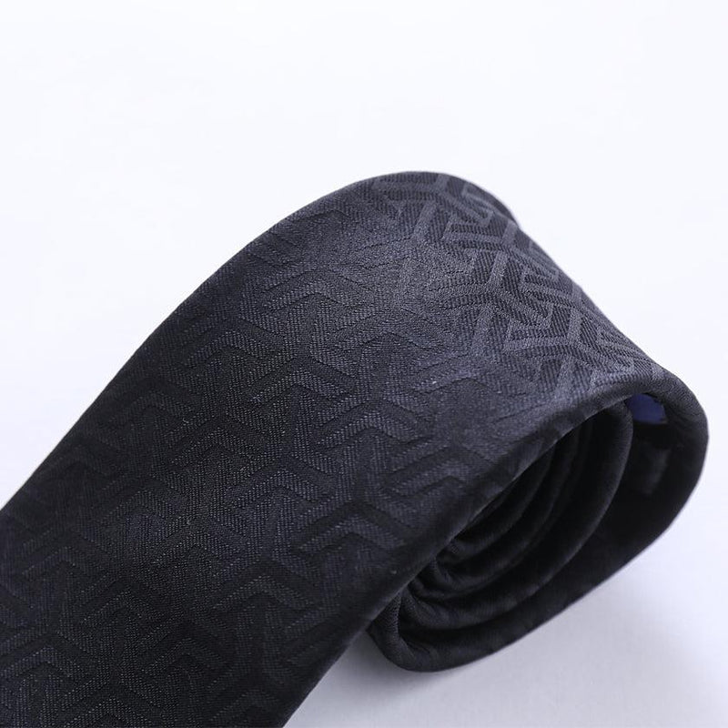 [tie] Chi Genbu Black A | Hakata Textiles | Okano