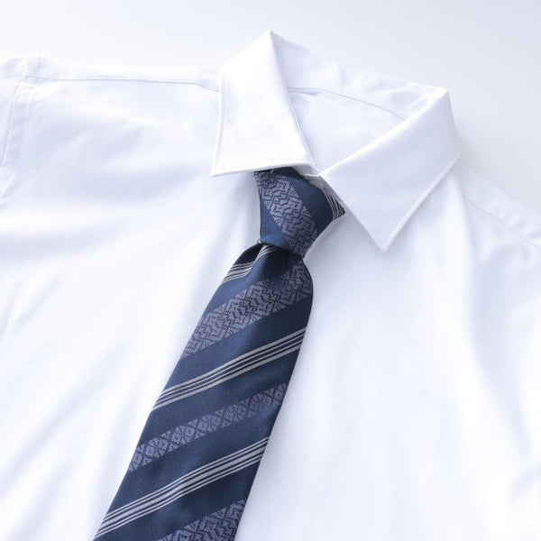 [領帶]經典藍色H |哈卡塔紡織品