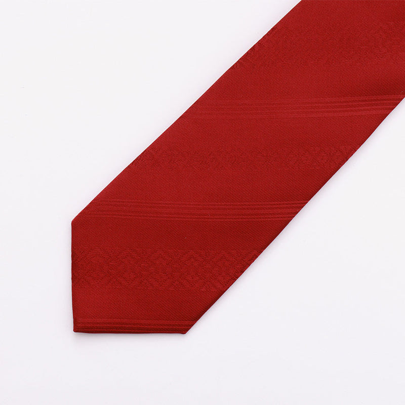 [TIE] 클래식 레드 F | Hakata Textiles | 오카노