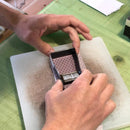 [APPLE WATCH BAND] CHAMELEON BAND FOR APPLE WATCH 41 (40,38) MM (BOTTOM 6 O'CLOCK SIDE) LEATHER V | KYOTO YUZEN DYEING