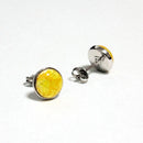 [附件]圓形穿孔耳環8mm suke（6顏色）| Owari Cloisonne