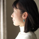 [ACCESSORY] DROP EARRINGS SUKE (6 COLORS) | OWARI CLOISONNE
