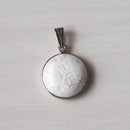 [ACCESSORY] ROUND PENDANT HAKU (6 COLORS) | OWARI CLOISONNE