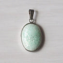 [附件]橢圓形吊墜haku（6種顏色）| Owari Cloisonne