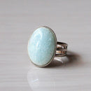 [配件]橢圓形戒指haku（6顏色）| Owari Cloisonne