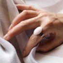 [配件]橢圓形戒指haku（6顏色）| Owari Cloisonne