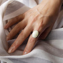 [配件]橢圓形戒指haku（6顏色）| Owari Cloisonne