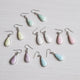 [ACCESSORY] DROP PIERCED EARRINGS HAKU (6 COLORS) | OWARI CLOISONNE