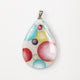 [ACCESSORY] PENDANT COLORFUL POLKA DOTS DROP | OWARI CLOISONNE