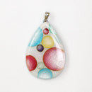 [ACCESSORY] PENDANT COLORFUL POLKA DOTS DROP | OWARI CLOISONNE