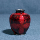 [INCENSE]  AROMA POT SHIPPO (RED) | OWARI CLOISONNE
