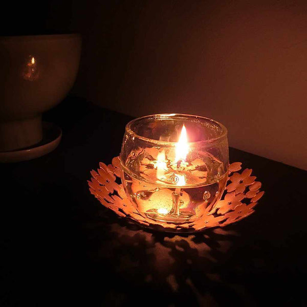 [촛불] 꽃이 만발한 촛불 접시 | 오웬 리 Butsugu.
