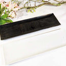 [LARGE PLATE (PLATTER)] KUSHIME SAURY PLATE BLACK | MARUMO KATO POTTERY | MINO WARES