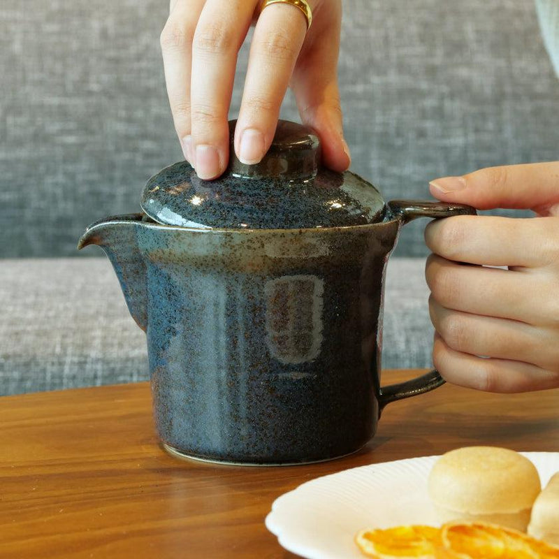 [日本茶杯]大口鍋靛藍（配Ami）|米諾器皿