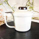 [JAPANESE TEA CUP] WIDE-MOUTHED POT POWDERED (WITH AMI) | MARUMO KATO POTTERY | MINO WARES