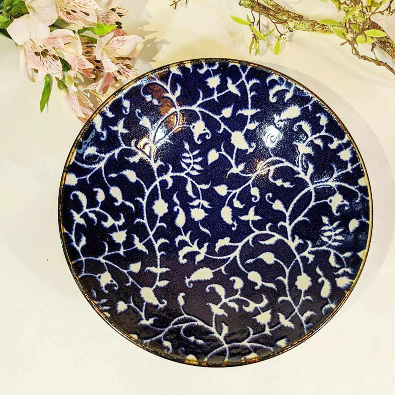 [ชาม] ดอกไม้รังแค Arabesque 8.0 ก๋วยเตี๋ยวชาม | Marumo Kato Pottery | Mino Wares