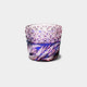 [GLASS] DOUBLE-COVERED BUCKWHEAT LAPIS LAZULI (GOLD RED-LAPIS LAZULI) IN A PAULOWNIA BOX | SATUMA VIDRO | SATSUMA CUT GLASS