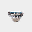 [Sake Cup] Mt Fuji Cup (Indigo) Aofuji Paulownia Box | Satuma Vidro | Satsuma Cut Glass