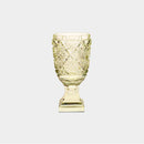 [SAKE CUP] OLD-FASHIONED CUP WITH LEGS (MIDDLE) IN A PAULOWNIA BOX | SATUMA VIDRO | SATSUMA CUT GLASS