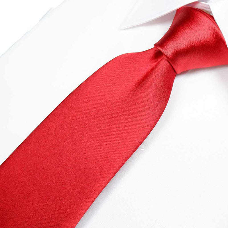 [領帶]領帶猩紅宮維 33 媽媽絲綢缎子|岡奈紡織