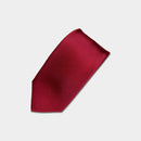 [TIE] DARK RED MIYAVI 33 MOMME SILK SATIN | GUNNAI TEXTILES| FUJI SAKURA