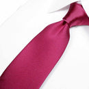 [TIE] PURPLE RED MIYAVI 33 MOMME SILK SATIN | GUNNAI TEXTILES| FUJI SAKURA