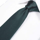 [Tie] Dark Green Miyavi 33 Momme Silk Satin | สิ่งทอ gunnai | ฟูจิซากุระ
