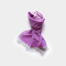 [SCARF] STALL KASANE RED MAUVE (PINK × PURPLE) | GUNNAI TEXTILES| FUJI SAKURA