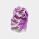 [SCARF] STALL KASANE RED MAUVE (PINK × PURPLE) | GUNNAI TEXTILES| FUJI SAKURA