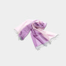 [SCARF] STALL KASANE RED MAUVE (PINK × PURPLE) | GUNNAI TEXTILES| FUJI SAKURA