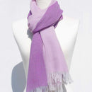 [SCARF] STALL KASANE RED MAUVE (PINK × PURPLE) | GUNNAI TEXTILES| FUJI SAKURA
