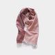 [Scarf] Stall Kasane สีน้ำตาลแดง (สีชมพูอ่อน×สีน้ำตาลแดง) | สิ่งทอ gunnai | ฟูจิซากุระ