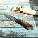 [มีด] มีด Shijima Bushcraft โดย Takeshi Iwai มีดกำหนดเอง | ใบมีด Forged Echizen | Iwai Cutlery