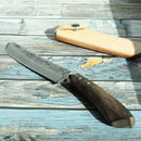 [나이프] Takeshi Iwai Custom Knife의 Shinkan 캠핑 만도 | 에키 젠 단조 블레이드 | 이와이 칼리