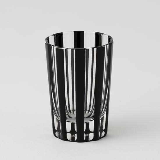 [GLASS] KUROCO STRIPED SHOT GLASS | EDO CUT GLASS