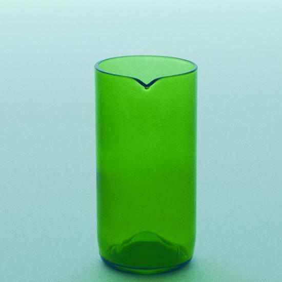 [GLASS] FUNEW CARAFE L GREEN | EDO CUT GLASS