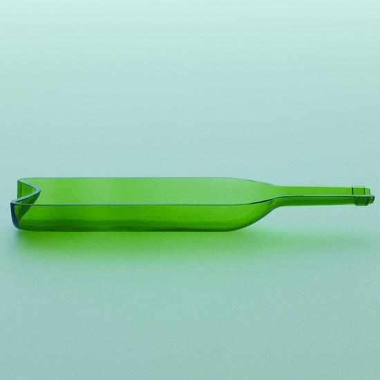[大板塊（P後期） ] Funew 葡萄酒瓶半割 L 綠色 | 江口割玻璃