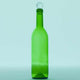 [PITCHER] FUNEW BOTTLE GLASS LID L GREEN | EDO CUT GLASS