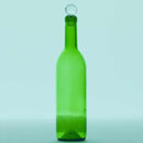 [PITCHER] FUNEW BOTTLE GLASS LID L GREEN | EDO CUT GLASS