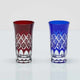 [GLASS] LAYERED YARAI BITE BEER PAIR | EDO CUT GLASS